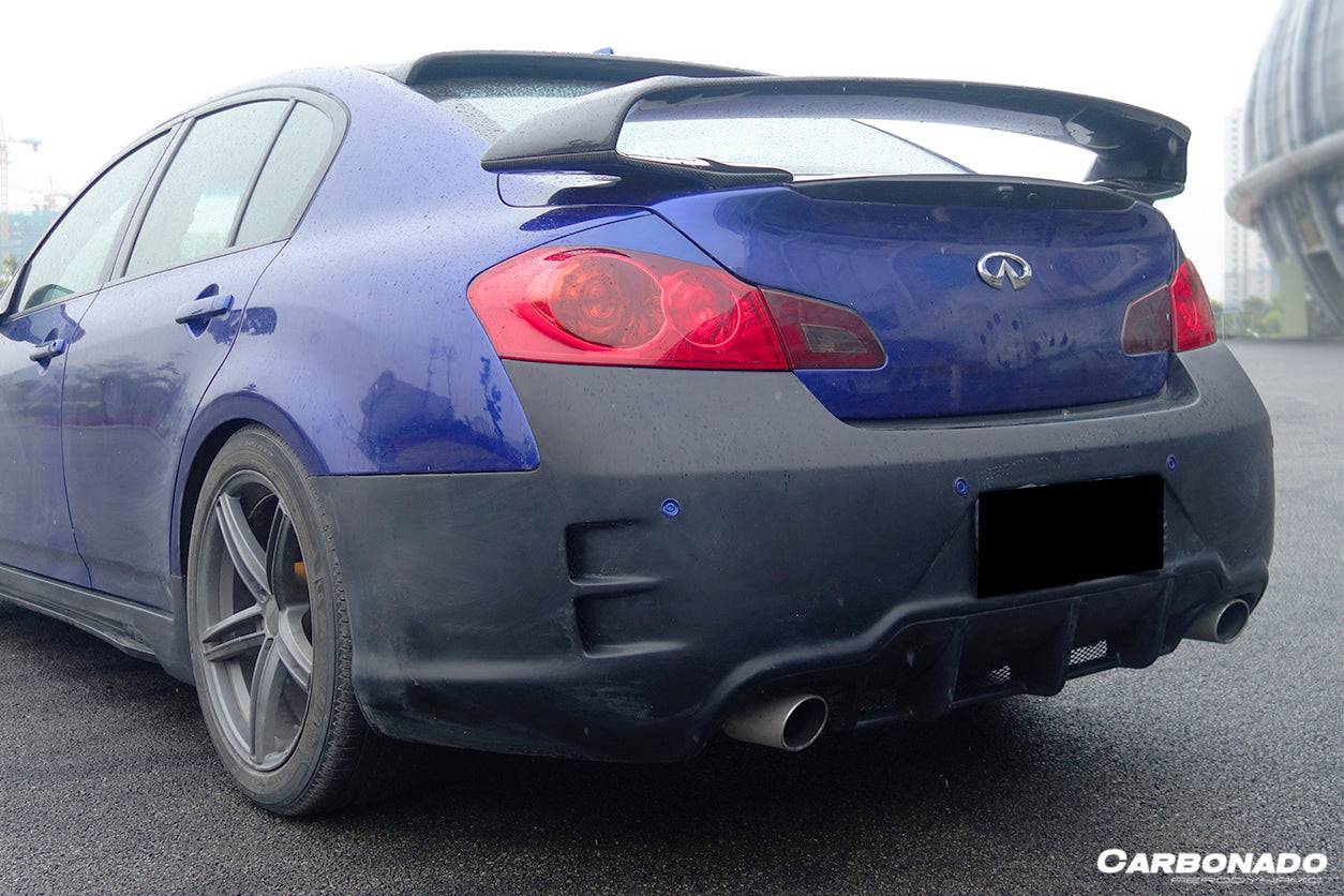 2007-2013 Infiniti G25/G35/G37 Sedan ELT Style Rear Bumper - Carbonado Aero