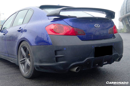 2007-2013 Infiniti G25/G35/G37 Sedan ELT Style Rear Bumper - Carbonado Aero