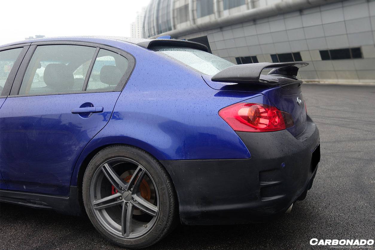 2007-2013 Infiniti G25/G35/G37 Sedan BS Style Roof Spoiler - Carbonado Aero