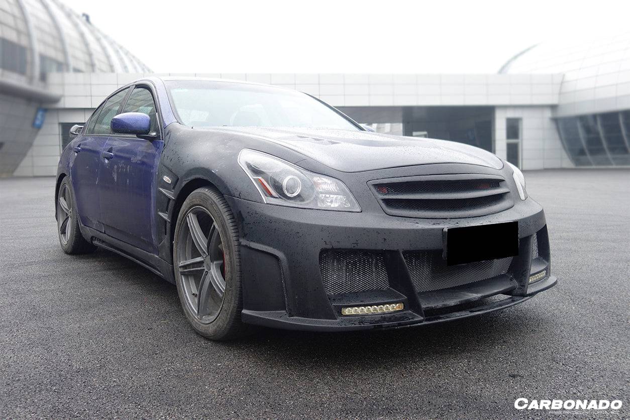 2007-2009 Infiniti G25/G35/G37 Sedan ELT Style Front Bumper - Carbonado Aero