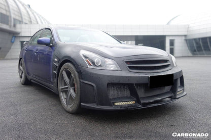 2007-2009 Infiniti G25/G35/G37 Sedan ELT Style Front Bumper - Carbonado Aero