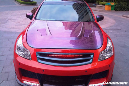 2007-2009 Infiniti G35/G37 Sedan BS Style Hood - Carbonado Aero