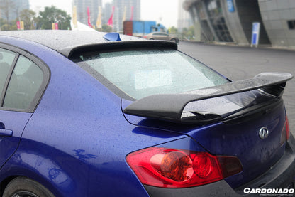 2007-2013 Infiniti G25/G35/G37 Sedan BS Style Roof Spoiler - Carbonado Aero