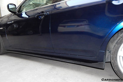 2007-2013 Infiniti G25/G35/G37 Sedan BS Style Side Skirts Under Board - Carbonado