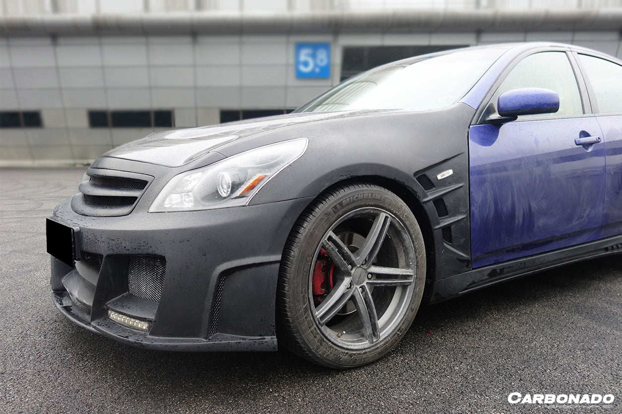 2007-2009 Infiniti G25/G35/G37 Sedan ELT Style Front Bumper - Carbonado Aero