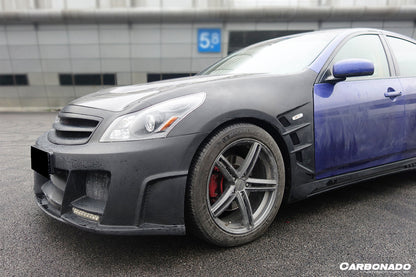 2007-2009 Infiniti G25/G35/G37 Sedan ELT Style Front Bumper - Carbonado Aero