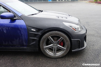 2007-2013 Infiniti G25/G35/G37 Sedan ELT Style Fender - Carbonado Aero