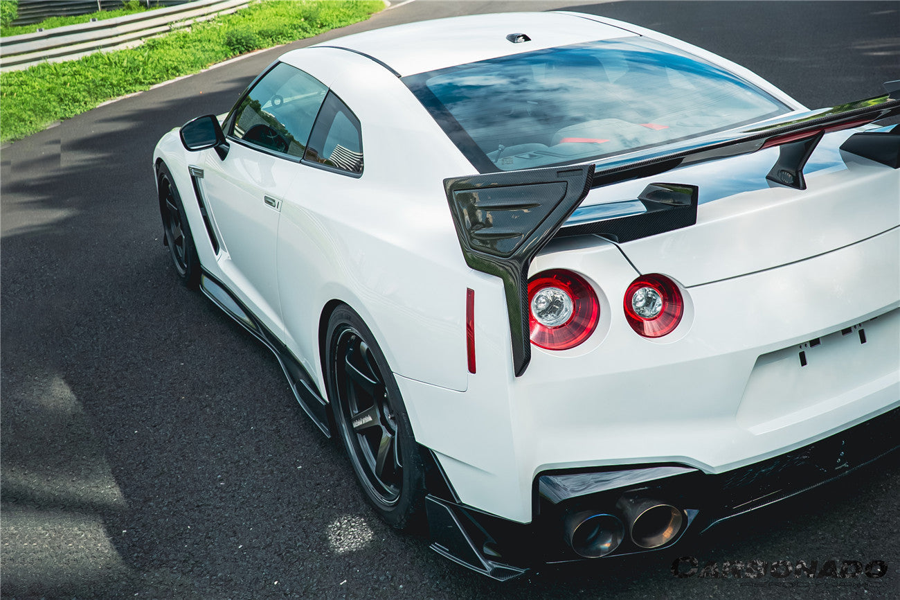 2007-2025 Nissan GTR R35 CBA DBA EBA VS Style Carbon Fiber Trunk Wing Spoiler