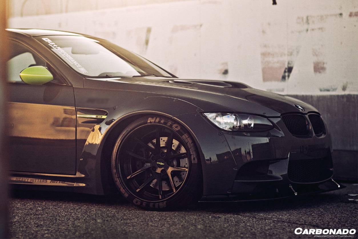 2008-2012 BMW M3 E92/E93 DE Style Carbon Fiber Front Lip - Carbonado Aero