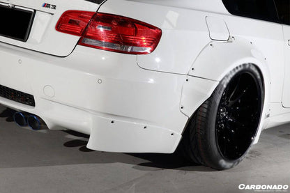 2008-2012 BMW M3 E92/E93 LP Style Rear Cap Splitters - Carbonado Aero