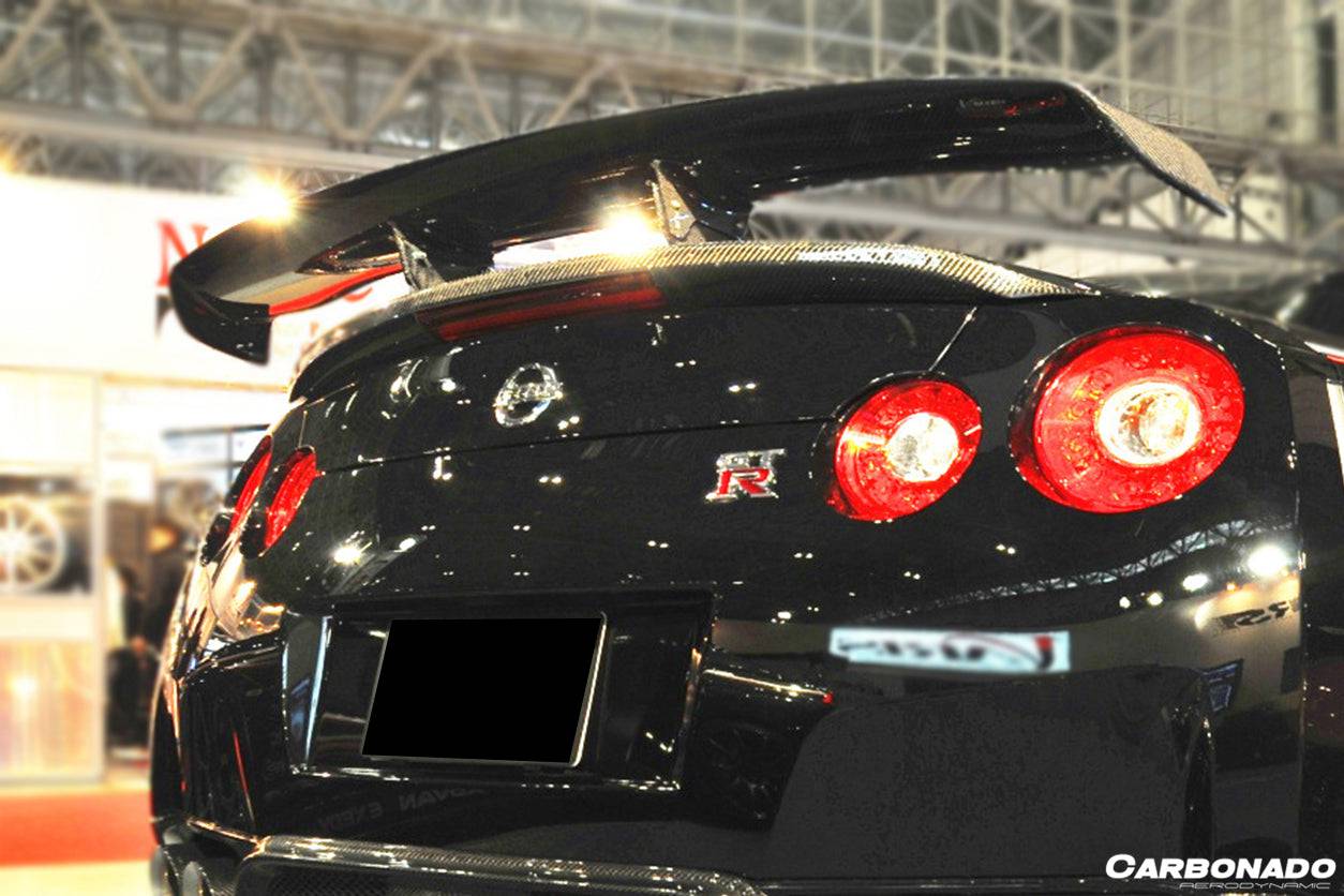 2008-2020 Nissan GTR R35 CBA/DBA/EBA VA-II Style Trunk Spoiler - Carbonado