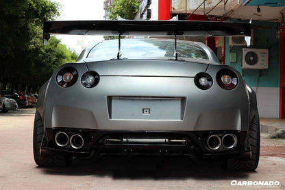 2008-2022 Nissan GTR R35 CBA & DBA & EBA DE Style Rear Diffuser - Carbonado
