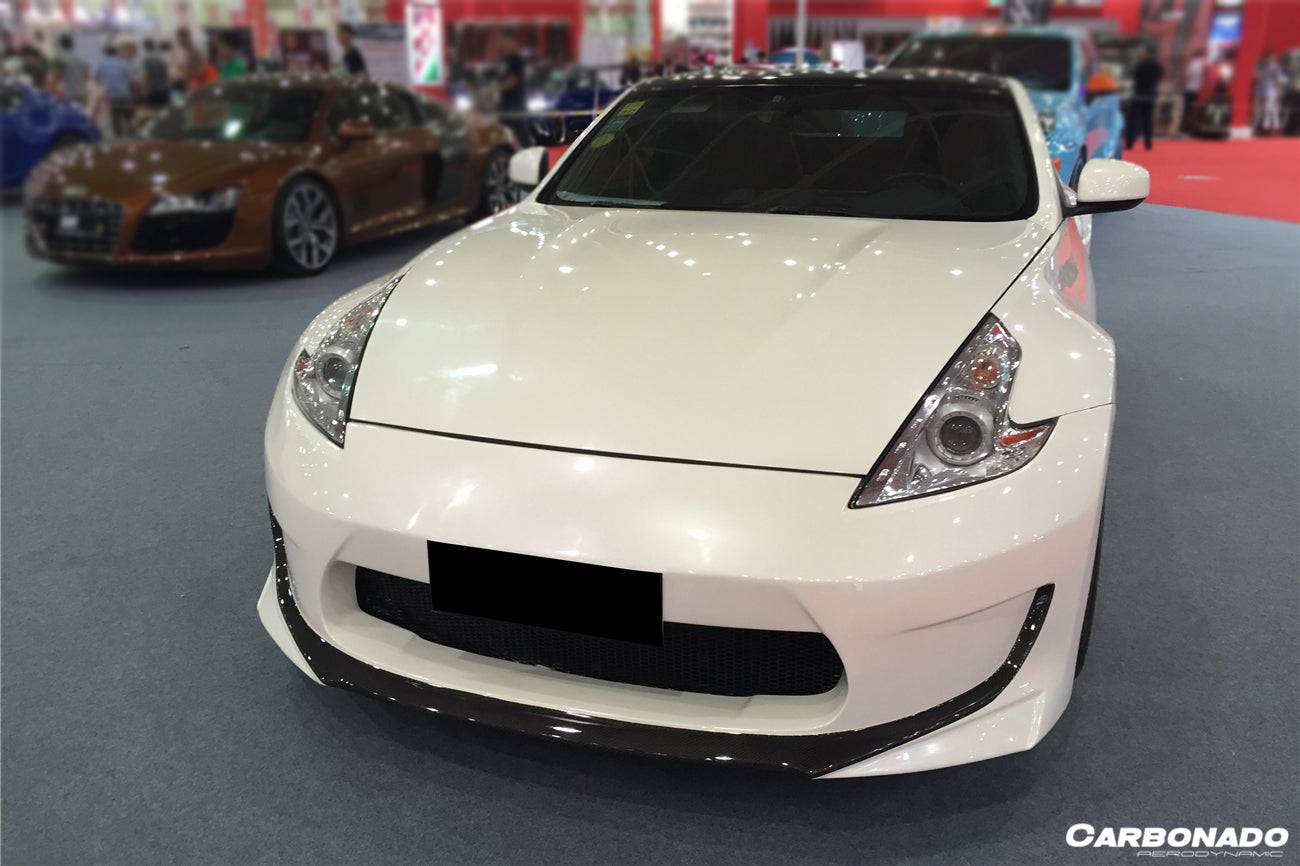 2009-2015 Nissan 370Z AMS Style Front Bumper - Carbonado