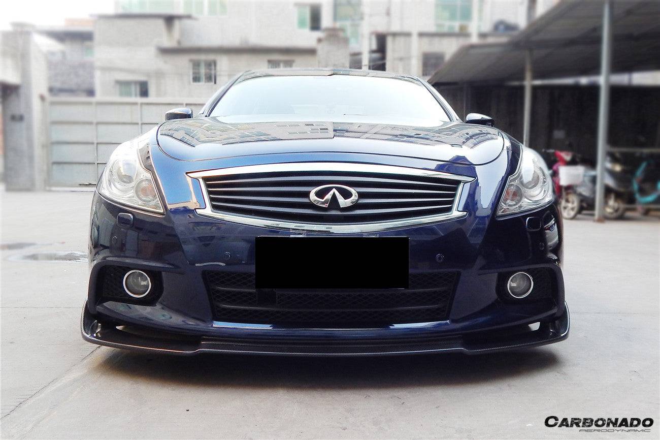 2010-2013 Infiniti G25/G37 Sedan EU Style Front Bumper - Carbonado Aero