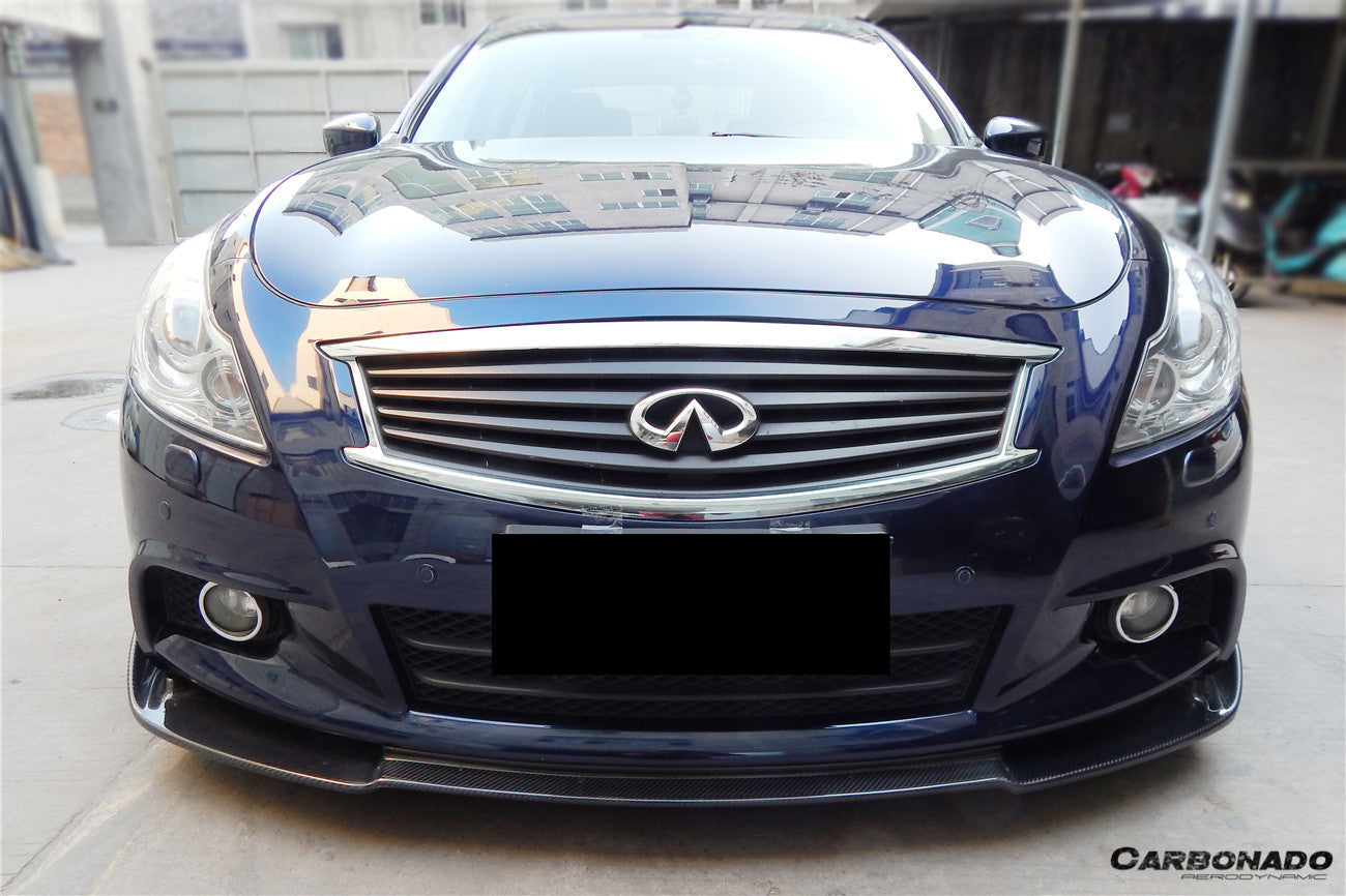2010-2013 Infiniti G25/G37 Sedan EU Style Front Bumper - Carbonado Aero