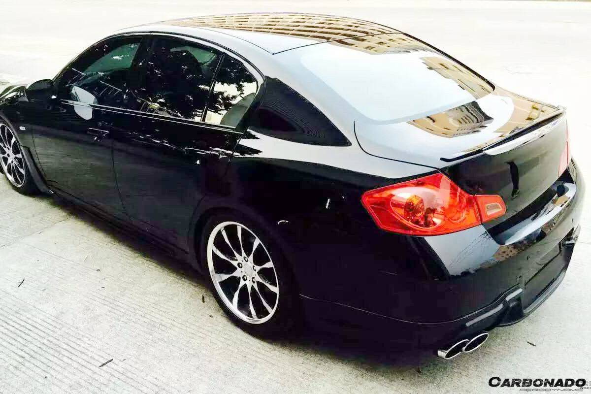 2010-2013 Infiniti G25/G37 Sedan WD Style Side Skirts - Carbonado Aero