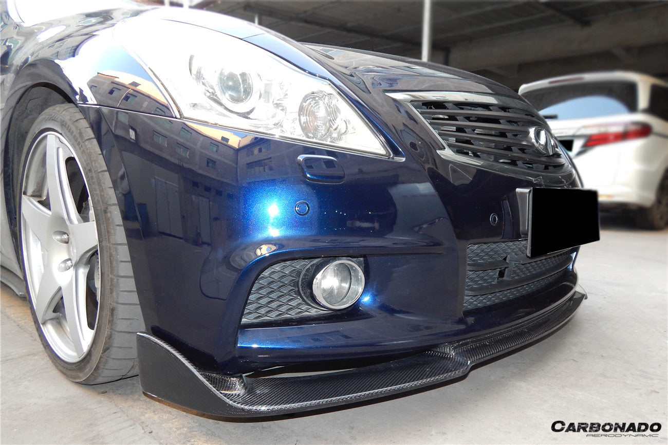 2010-2013 Infiniti G25/G37 Sedan EU Style Front Bumper - Carbonado Aero