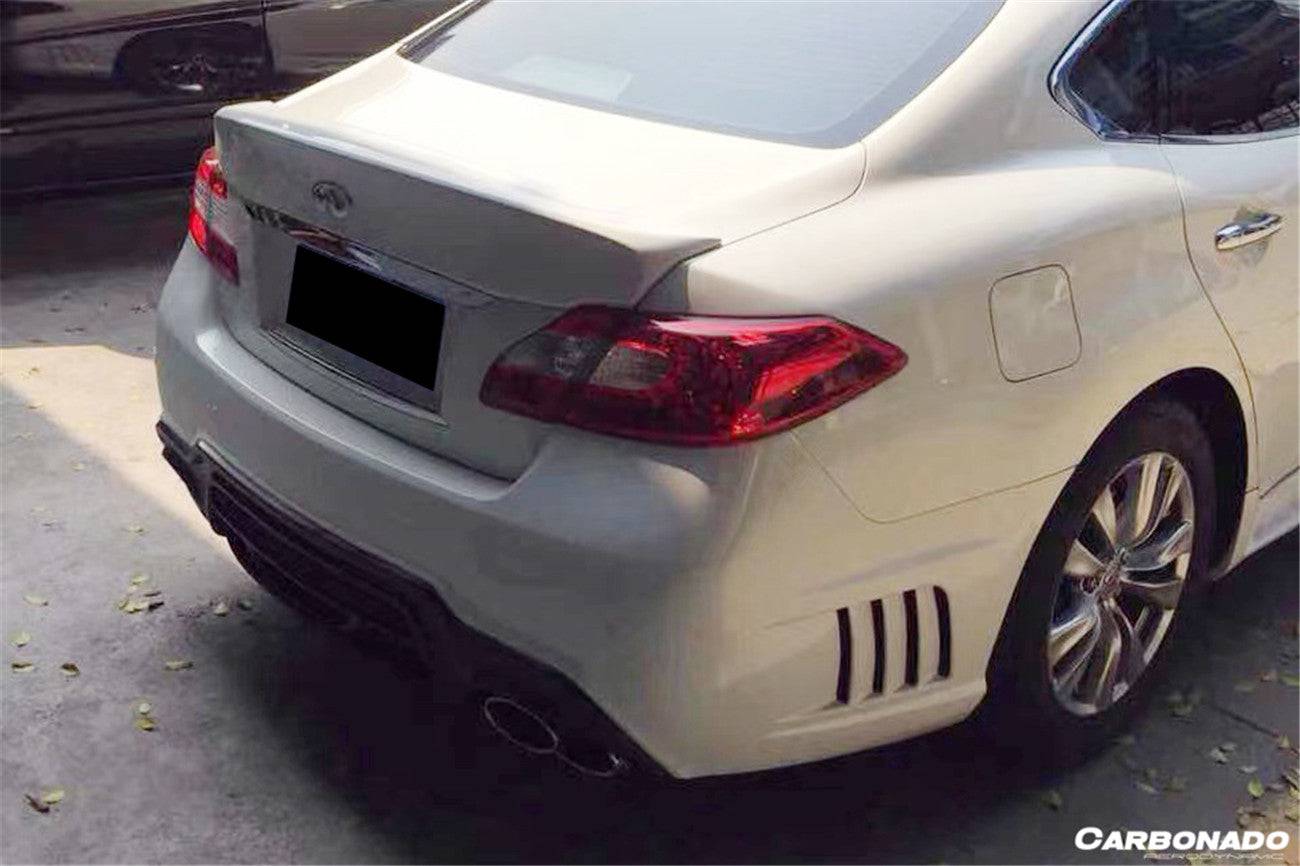 2011-2014 Infiniti Q70 M37 M35 M25 WD Style Trunk Spoiler - Carbonado