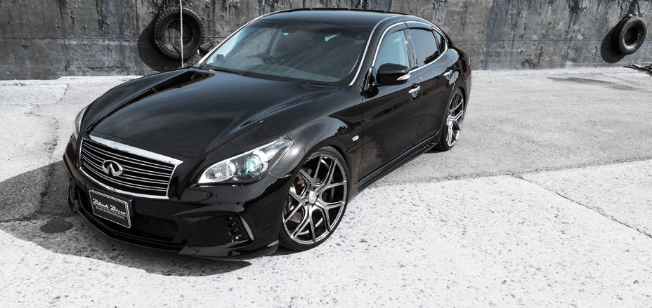 2011-2014 Infiniti Q70 M37 M35 M25 WD Style Front Bumper w/led Light - Carbonado Aero