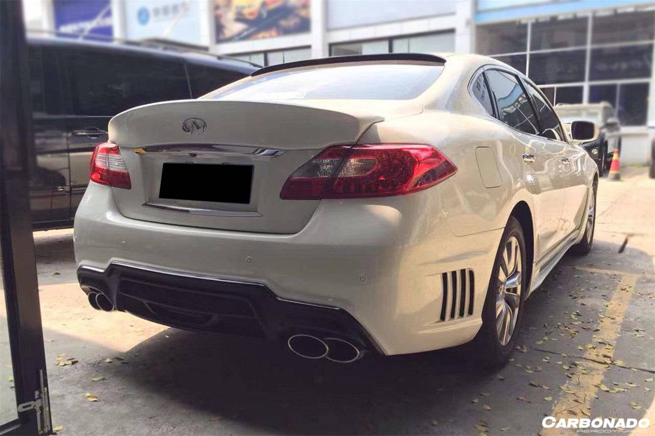 2011-2014 Infiniti Q70 M37 M35 M25 WD Style Trunk Spoiler - Carbonado Aero