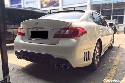 2011-2014 Infiniti Q70 M37 M35 M25 WD Style Trunk Spoiler - Carbonado Aero
