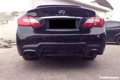 2011-2014 Infiniti Q70 M37 M35 M25 WD Style Trunk Spoiler - Carbonado Aero