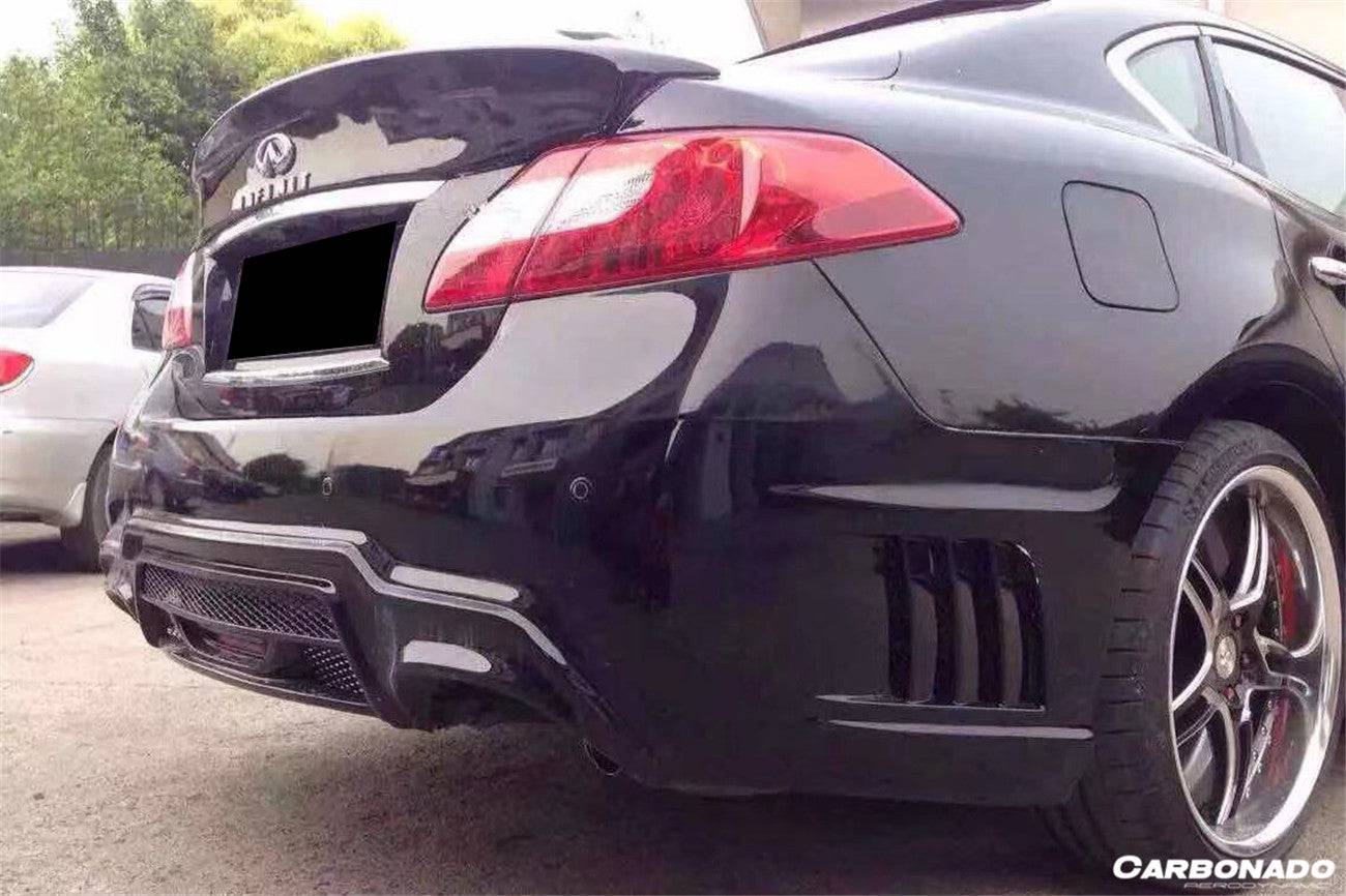 2011-2014 Infiniti Q70 M37 M35 M25 WD Style Trunk Spoiler - Carbonado Aero