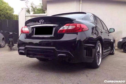 2011-2014 Infiniti Q70 M37 M35 M25 WD Style Trunk Spoiler - Carbonado Aero