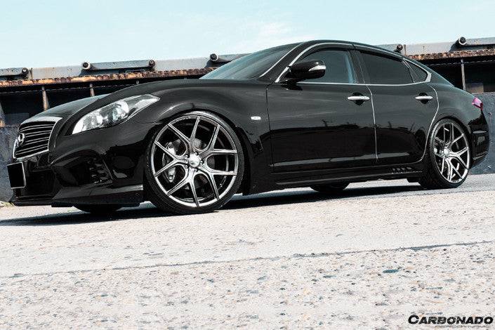 2011-2014 Infiniti Q70 M37 M35 M25 WD Style Front Bumper w/led Light - Carbonado Aero