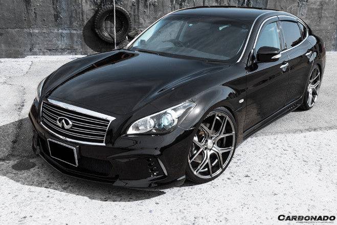 2011-2014 Infiniti Q70 M37 M35 M25 WD Style Front Bumper w/led Light - Carbonado Aero