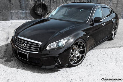 2011-2014 Infiniti Q70 M37 M35 M25 WD Style Front Bumper w/led Light - Carbonado Aero