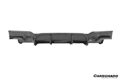 2011-2019 BMW 3 Series F30 F35 M-Tech GV Style Carbon Fiber Rear Lip with Caps