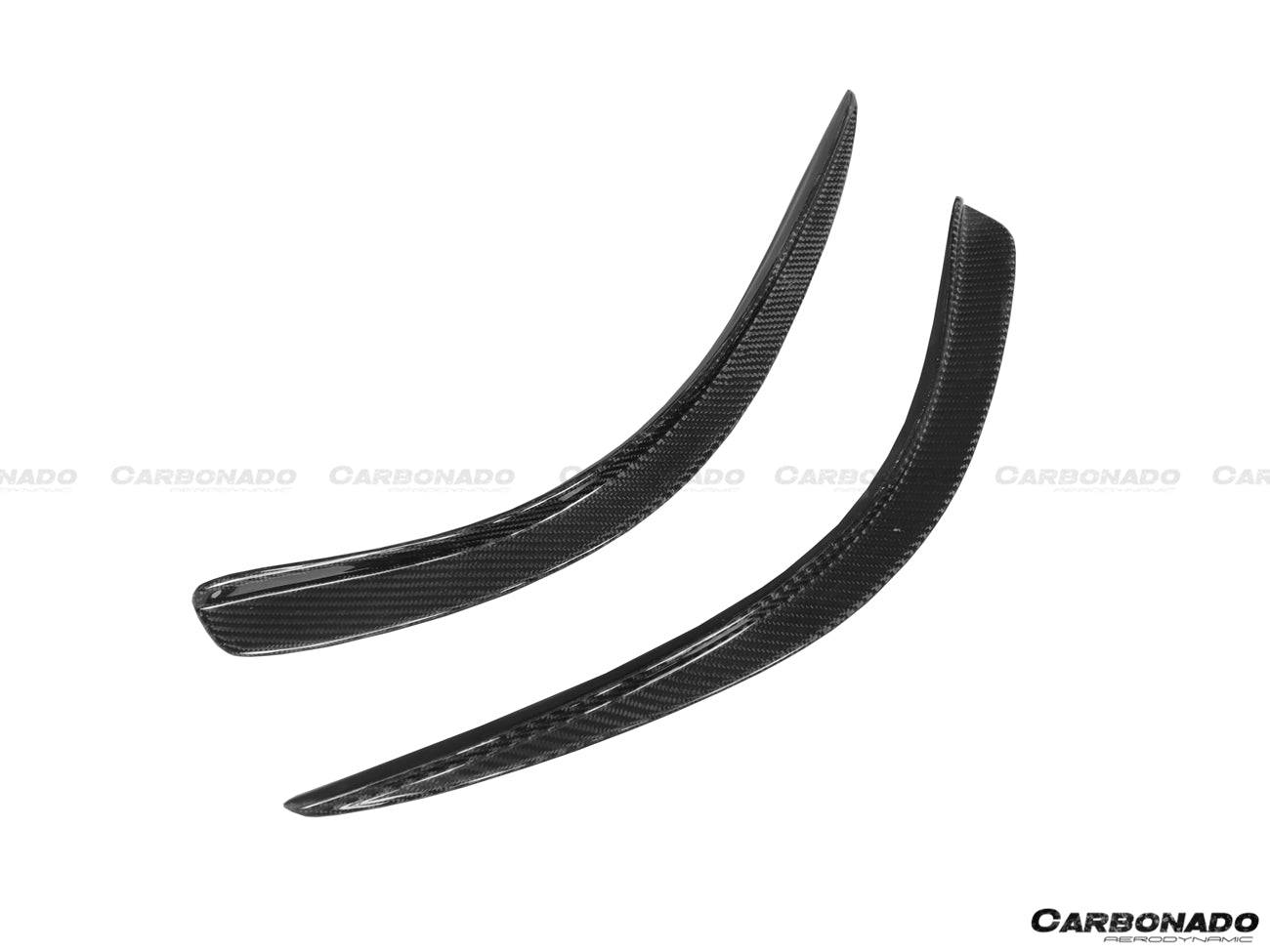 2012-2014 Mercedes Benz W204 C63 AMG Sedan/Coupe BK Style Front Canard - Carbonado Aero