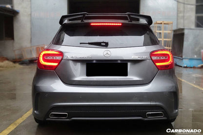 2012-2015 Mercedes Benz W176 A Class A250 A200 A45 AMG CARBON FIBER ROOF WING SPOILER - Carbonado Aero