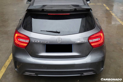 2012-2015 Mercedes Benz W176 A Class A250 A200 A45 AMG CARBON FIBER ROOF WING SPOILER - Carbonado Aero