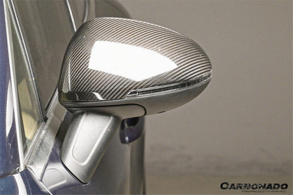 2014-2024 Porsche Macan 95B Autoclave Carbon Fiber Mirror Housing Replacement | Fits T, S, GTS, Turbo, Turbo S, Turbo LHD (With BSA Holes)