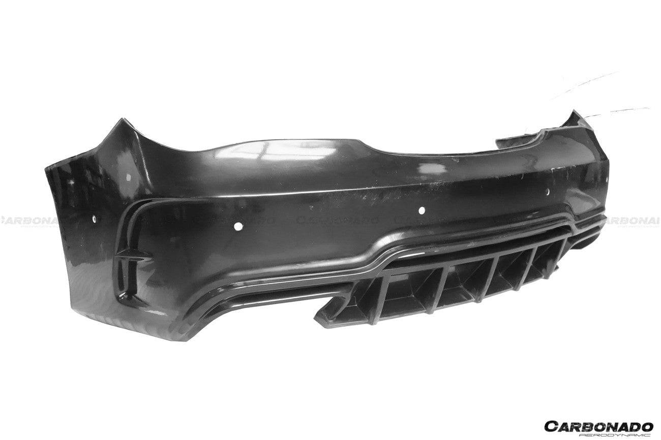 2013-2016 Mercedes Benz W117 CLA Class WD Style Rear Bumper - Carbonado Aero