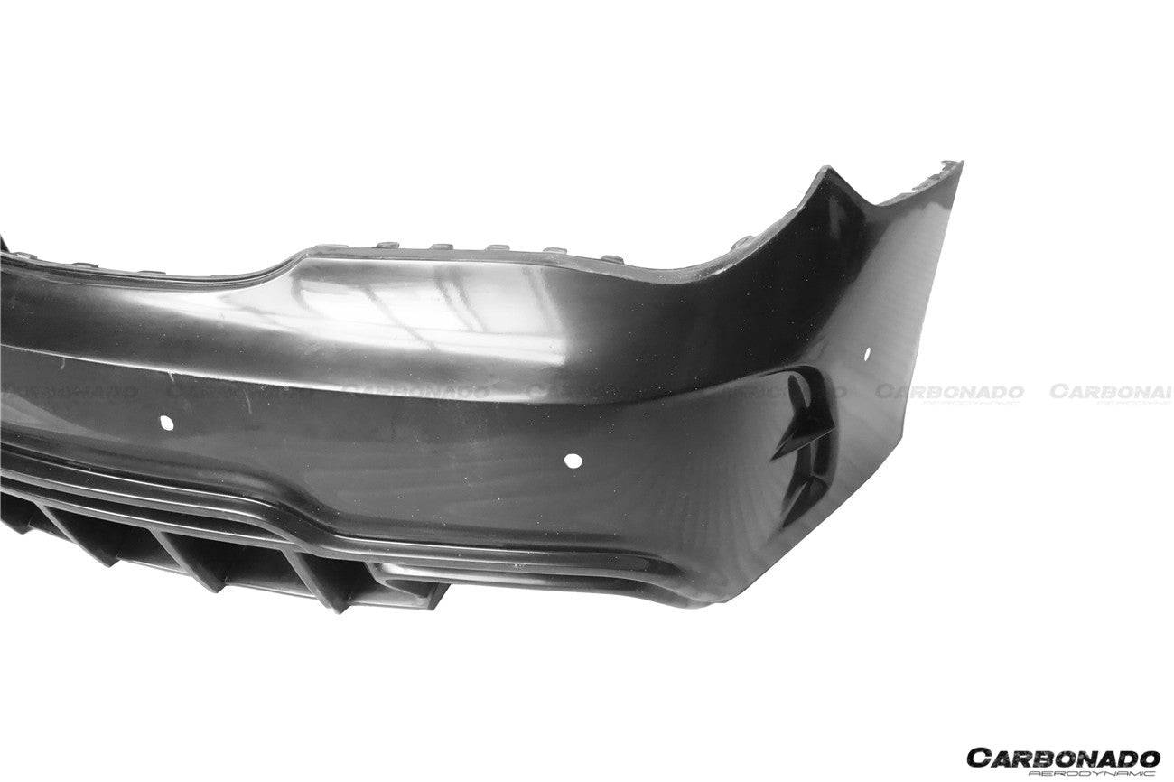 2013-2016 Mercedes Benz W117 CLA Class WD Style Rear Bumper - Carbonado Aero