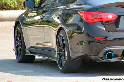 2014-2017 Infiniti Q50 Sedan SN Style Rear Lip - Carbonado