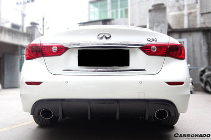 2014-2017 Infiniti Q50 Sedan SN Style Rear Lip - Carbonado Aero