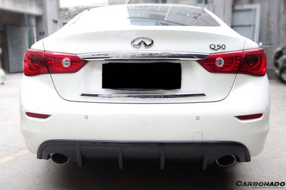 2014-2017 Infiniti Q50 Sedan SN Style Rear Lip - Carbonado Aero