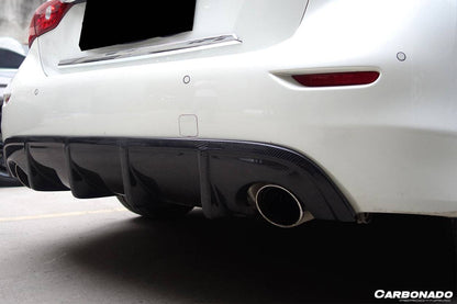 2014-2017 Infiniti Q50 Sedan SN Style Rear Lip - Carbonado Aero