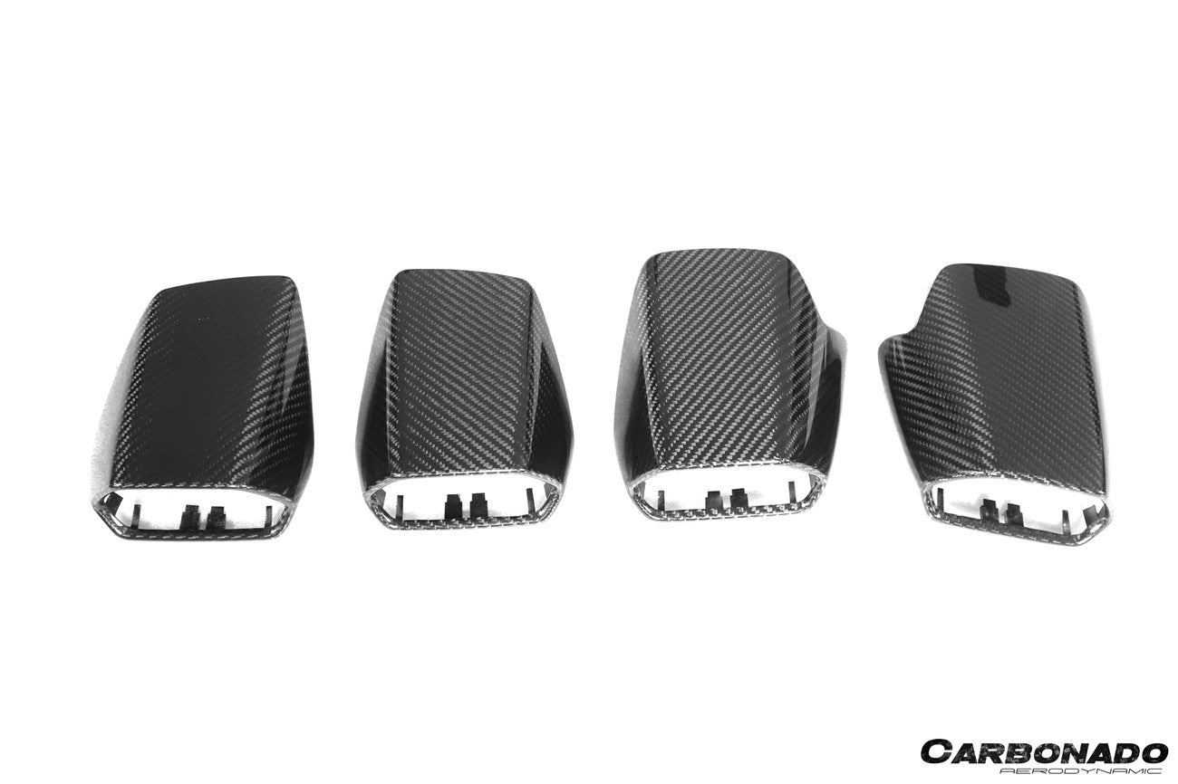 2015-2019 Lamborghini Huracan LP610  LP580  EVO OEM Style Autoclave Carbon Fiber AC Panel Trim