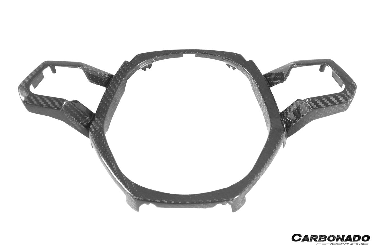 2015-2019 Lamborghini Huracan LP610  LP580  EVO OEM Style Autoclave Carbon Fiber Center Steering Wheel Trim