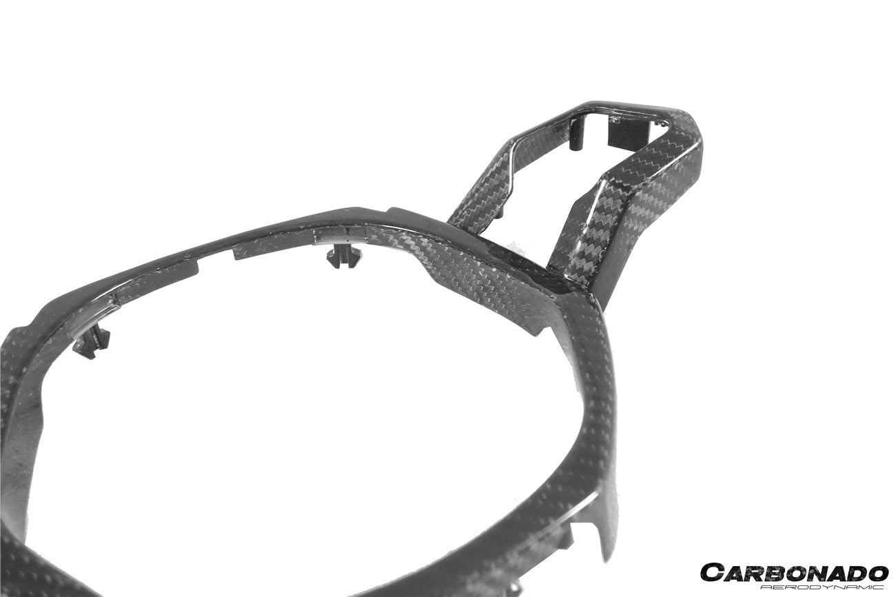 2015-2019 Lamborghini Huracan LP610  LP580  EVO OEM Style Autoclave Carbon Fiber Center Steering Wheel Trim