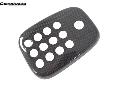 2015-2020 Ferrari 488 GTB Spider Dry Carbon Fiber Rear Black Light Cover With Camera Hole