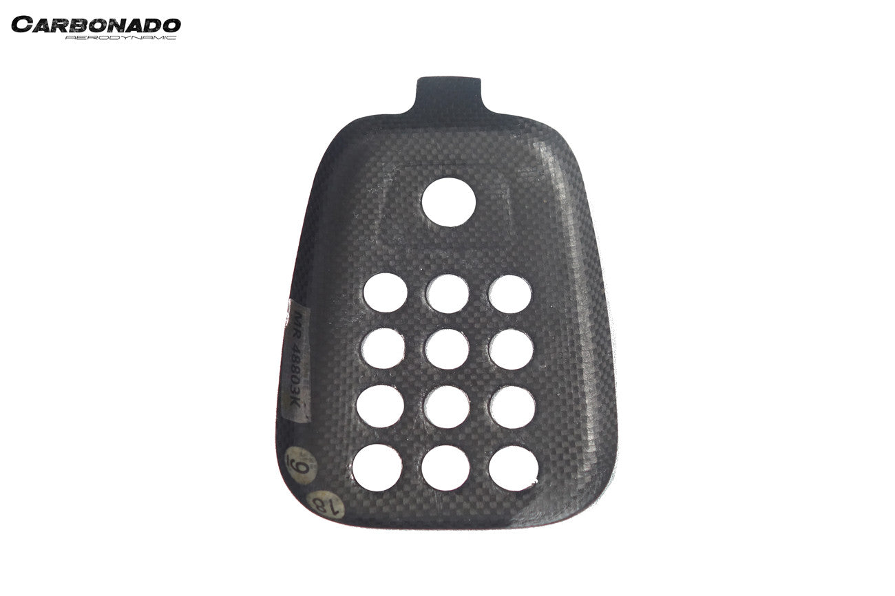 2015-2020 Ferrari 488 GTB Spider Dry Carbon Fiber Rear Black Light Cover With Camera Hole