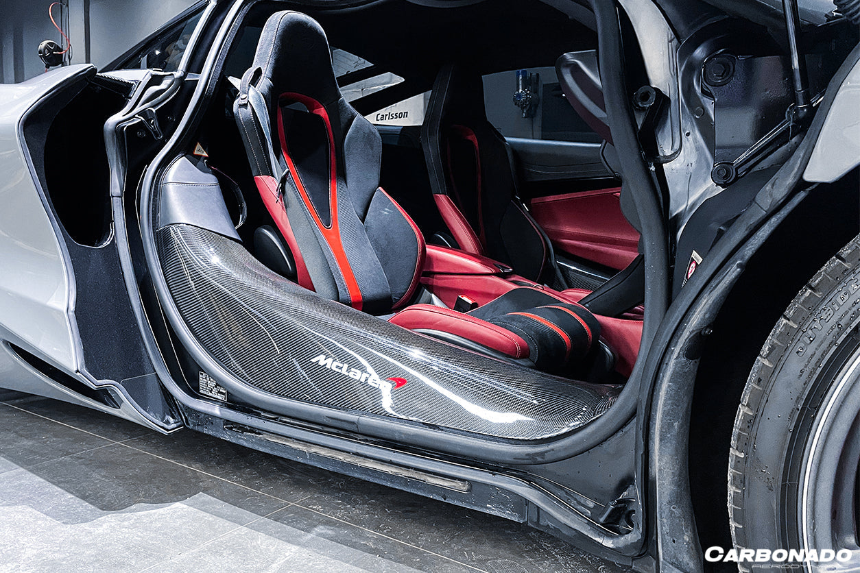 2017-2023 McLaren 720s, 765LT Dry Carbon Fiber Door Sills