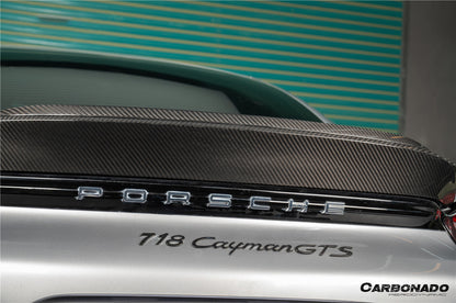 2017-2025 Porsche 718 Boxster Spyder RS Style Autoclave Carbon Fiber Spoiler