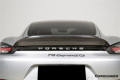 2017-2025 Porsche 718 Boxster Spyder RS Style Autoclave Carbon Fiber Spoiler